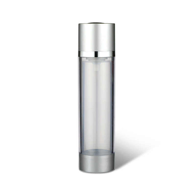 Luxury rotatable round double wall airless bottle cosmetic packaging  YH-L50J