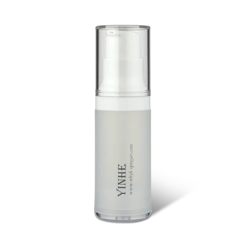 Classic round screw airless bottle skincare serum packaging  YH-L002，30ml