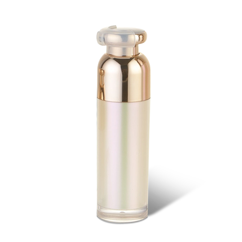 Luxury round double wall airless bottle serum cosmetic packaging  YH-L30T