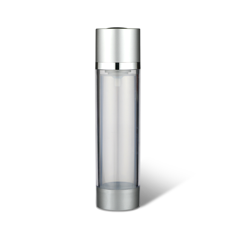 Luxury rotatable round double wall airless bottle cosmetic packaging  YH-L50J
