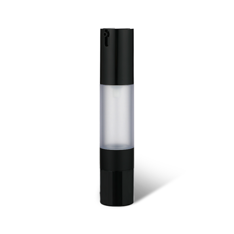 Hot sale cylinder airless bottle with brush foundation packaging  YH-L006-B，15ml