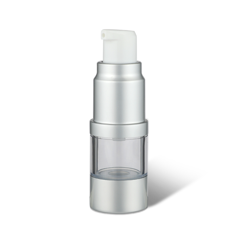 Round aluminum airless bottle skincare packaging  YH-L7B