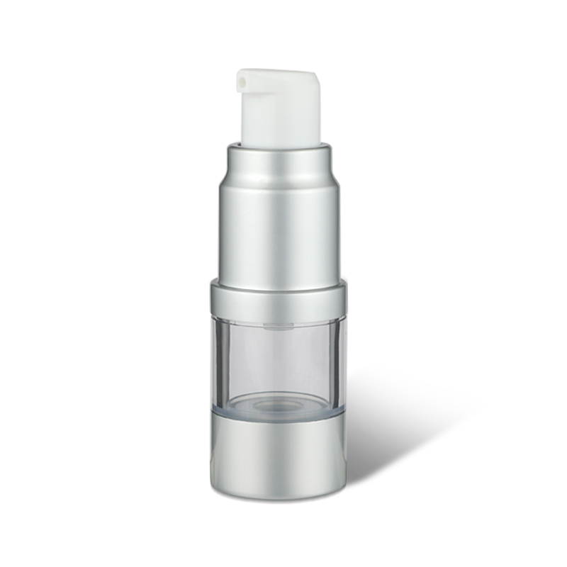 Round aluminum airless bottle skincare packaging  YH-L7B
