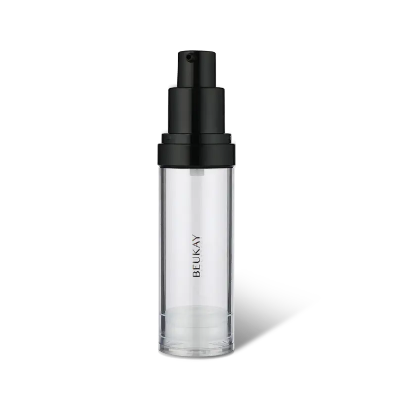 Classic cylinder airless bottle skincare packaging  YH-L004，30ml