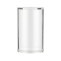 Cylinder aluminum bottle clear cap airless packaging  YH-L15B-2