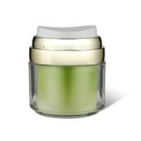 Luxury double wall jar round airless jar cream jar cosmetic packaging  YH-AJ50