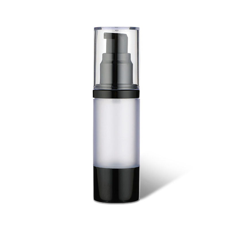Round classic aluminum vacuum skincare bottle  YH-L30B-2
