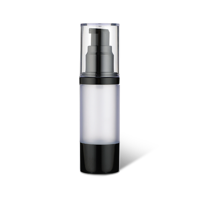 Cylinder aluminum airless bottle cosmetic skincare packaging 30ml YH-L30B