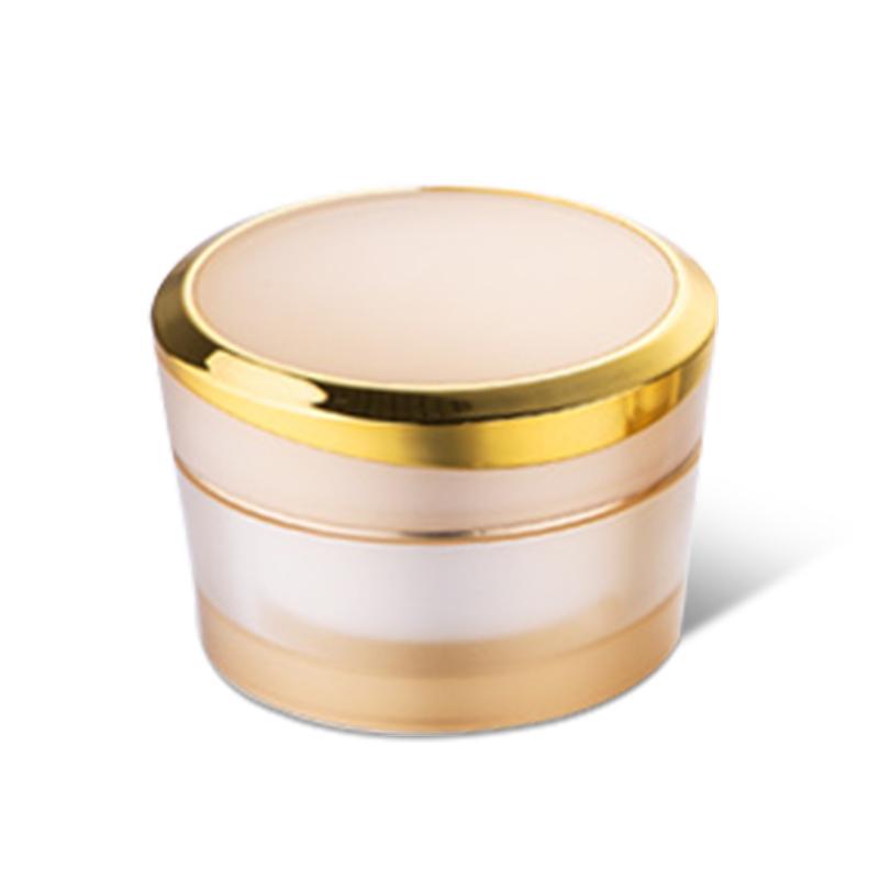 Conicalness double wall with ring acrylic cream jar cosmetic jar packaging  YH-CJ006,50g
