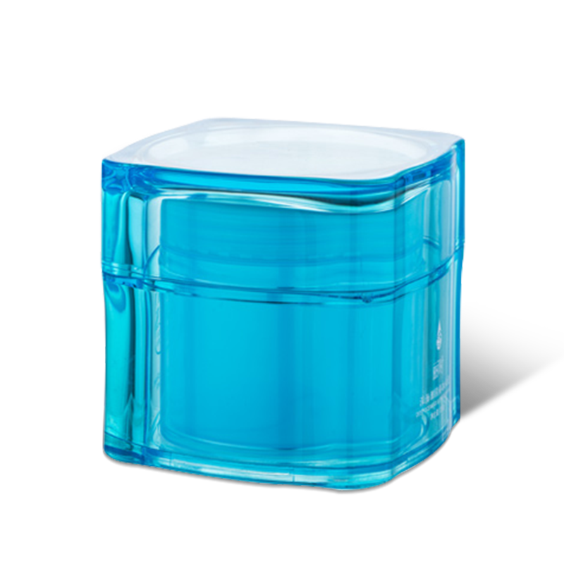 Luxury square  double wall acrylic cream jar mask cream jar packaging  YH-CJ013,280g